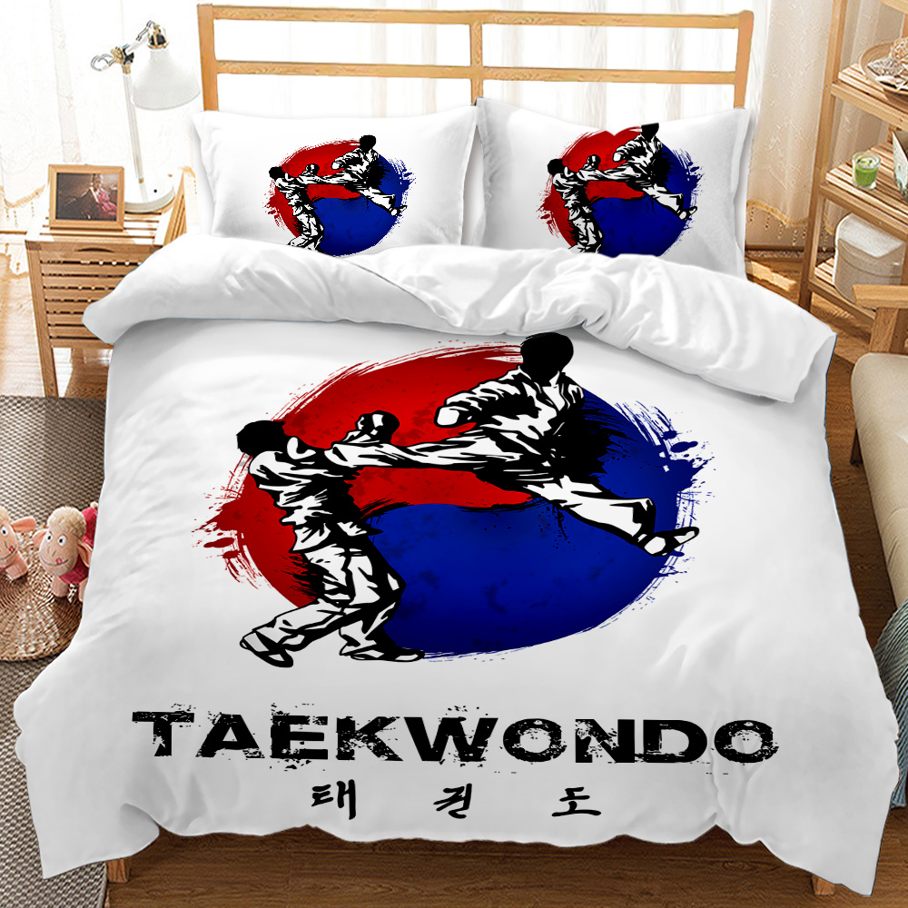 Badminton Queen - Sports Duvet Cover Set Taekwondo Ski