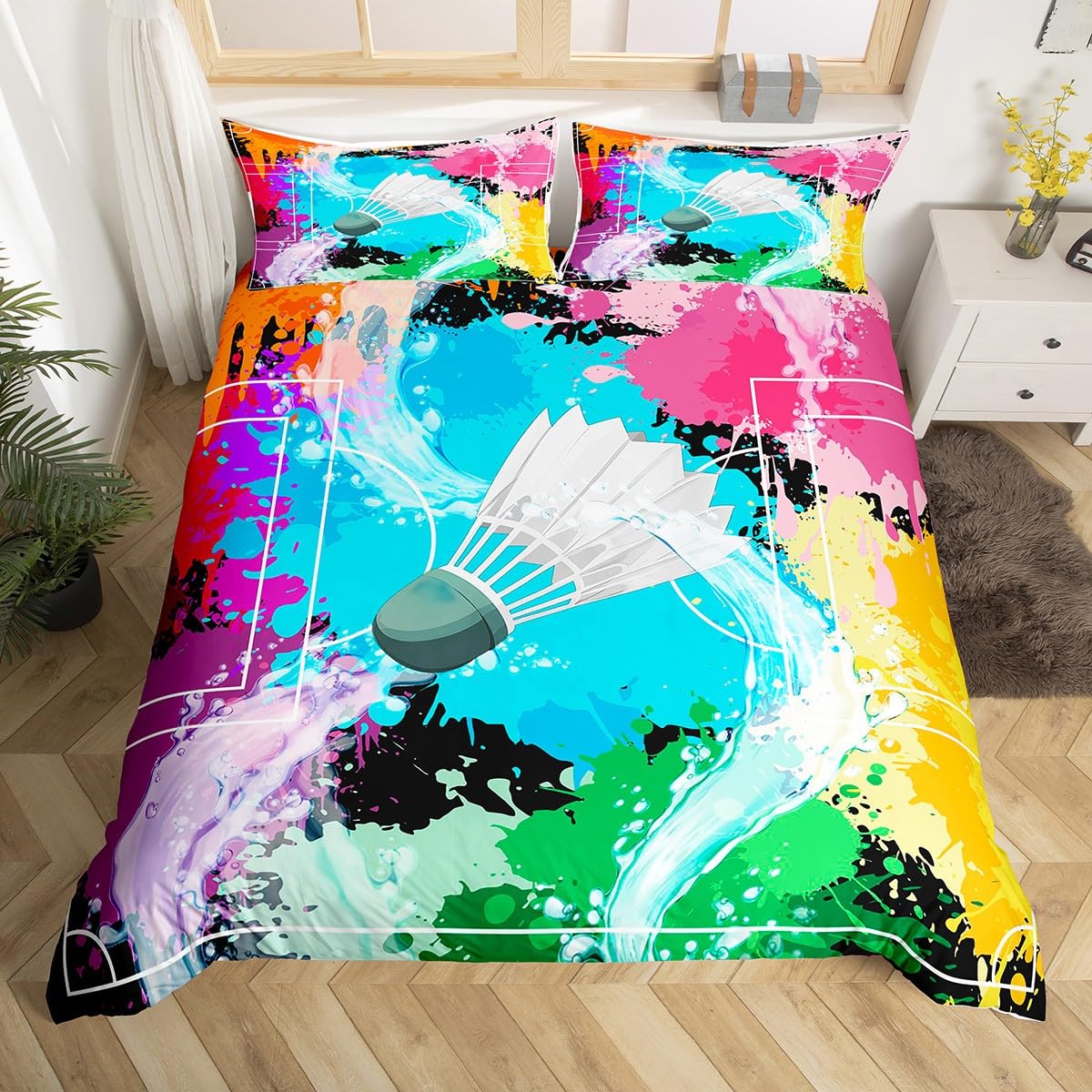 Badminton Duvet Cover Twin Que - Badminton Queen review and price