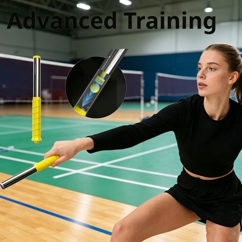 1pc Yellow Badminton Swing Tra - Badminton Forehand review and price
