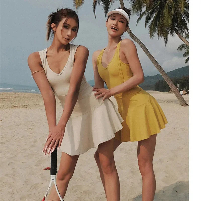 Tennis Dress Female Sleeveless - Badminton Queen review and price